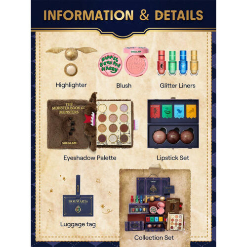 پک آرایشی هری پاتر شیگلم سری دوم Harry Potter™ X SHEGLAM Full Collection Set