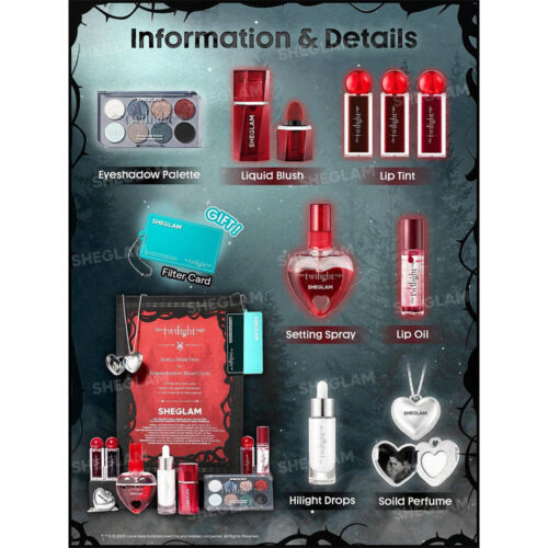 پک آرایشی گرگ و میش شیگلم The Twilight Saga X SHEGLAM Full Collection Set