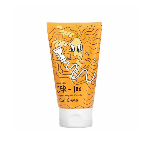 کرم کلاژن تغذیه کننده و درخشان کننده موهای فر الیزاوکا Elizavecca Cer-100 Collagen Coating Hair A+ Muscle Curl Cream