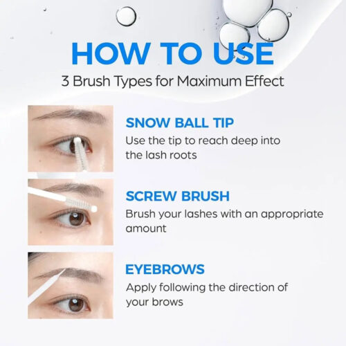 سرم تقویت کننده مژه و ابرو سی پوری Seapuri Lashrum Eyelash Enhancing Serum