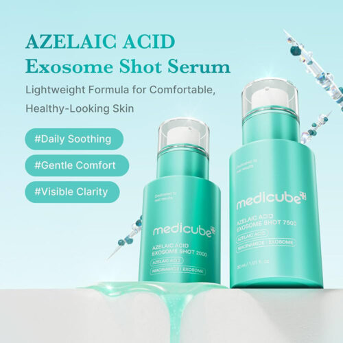 سرم ضد جوش و کنترل منافذ آزلائیک اسید اگزوزوم شات 2000 مدی کیوب Medicube Azelaic Acid Exosome Shot 2000