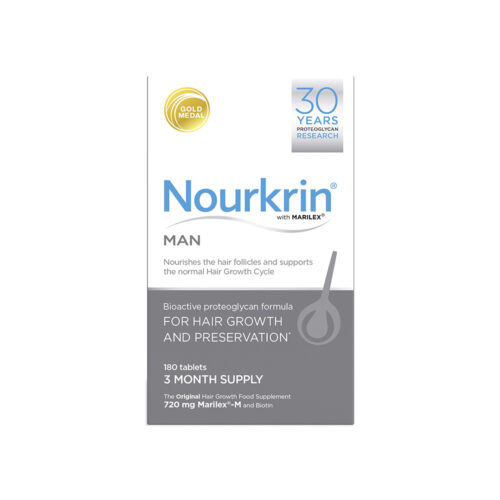 قرص ضد ریزش موی آقایان نورکرین nourkrin man 3 months supply