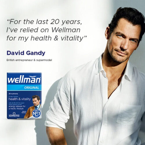 قرص مولتی ویتامین آقایان اورجینال ویتابیوتیکس vitabiotics wellman original