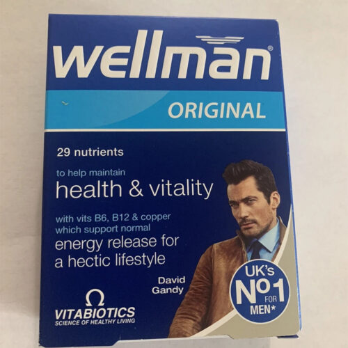 قرص مولتی ویتامین آقایان اورجینال ویتابیوتیکس vitabiotics wellman original