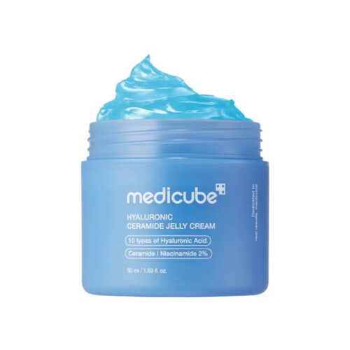 ژل کرم آبرسان هیالورونیک اسید و سراماید مدی کیوب Medicube Hyaluronic Ceramide Jelly Cream