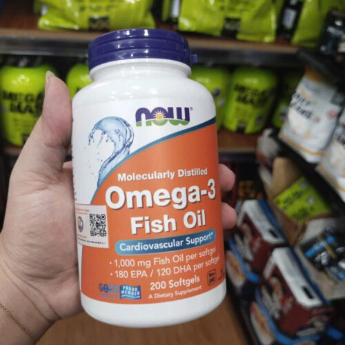 کپسول امگا 3 روغن ماهی ناو NOW Omega-3 Fish Oil