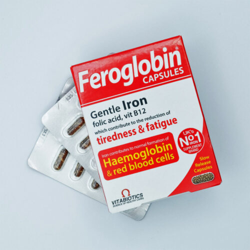 کپسول فروگلوبین B۱۲ ویتابیوتیکس Feroglobin Capsules Vitabiotics